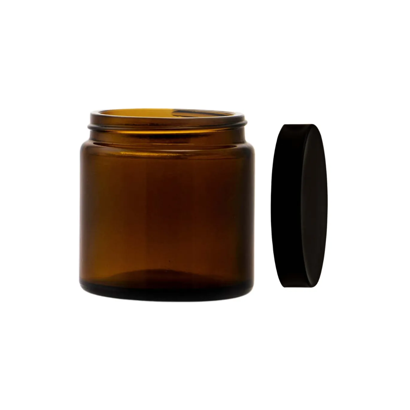 Salvburk Brunt glas med lock 120 ml