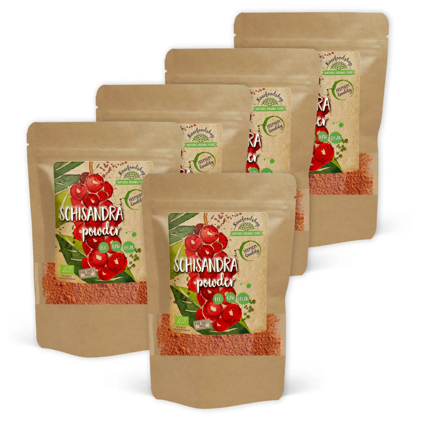 Schisandra Pulver EKO 125g x 5 paket