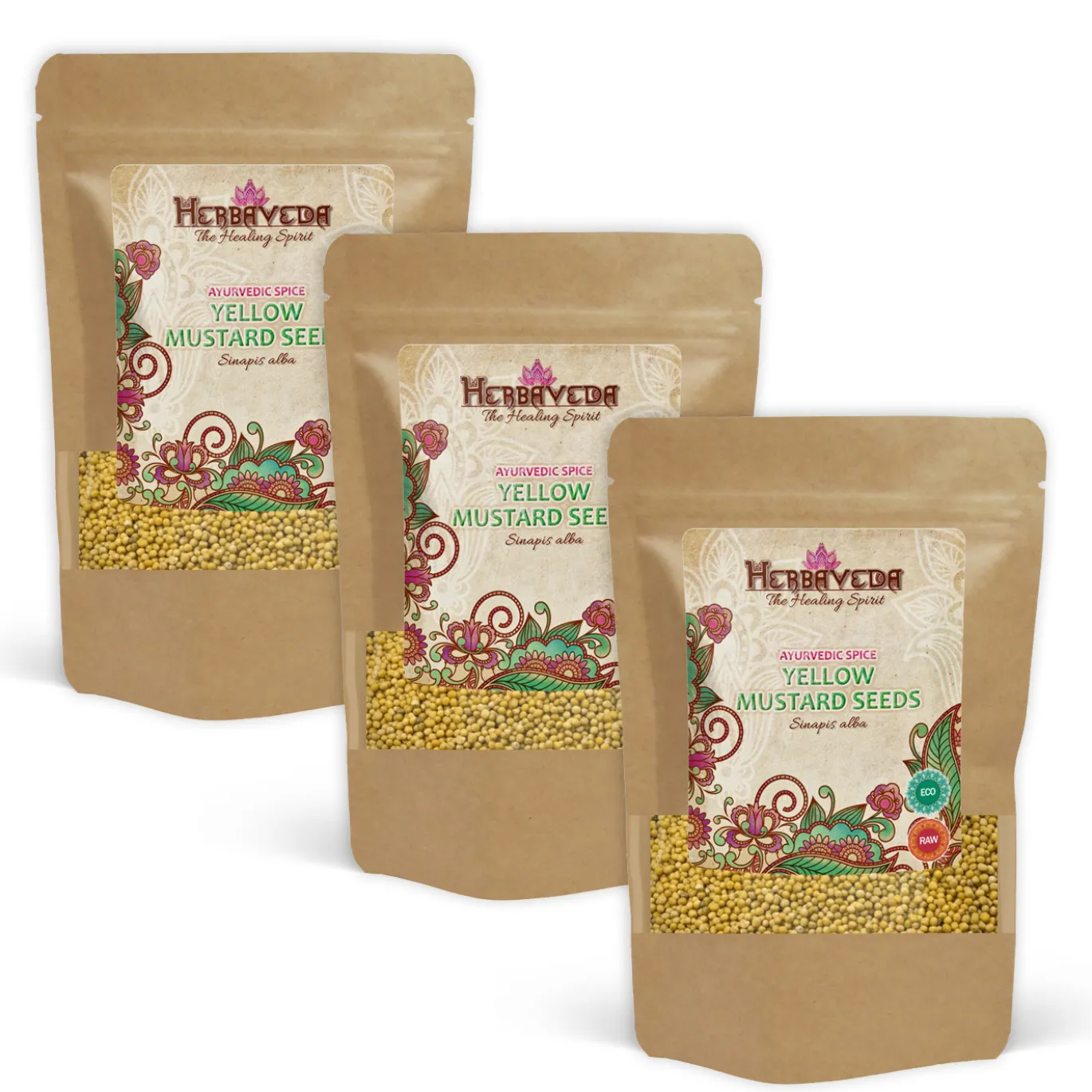 Senapsfrön Gula EKO 50g x 3 paket