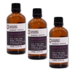 Sensual Massageolja 100ml x 3 flaskor