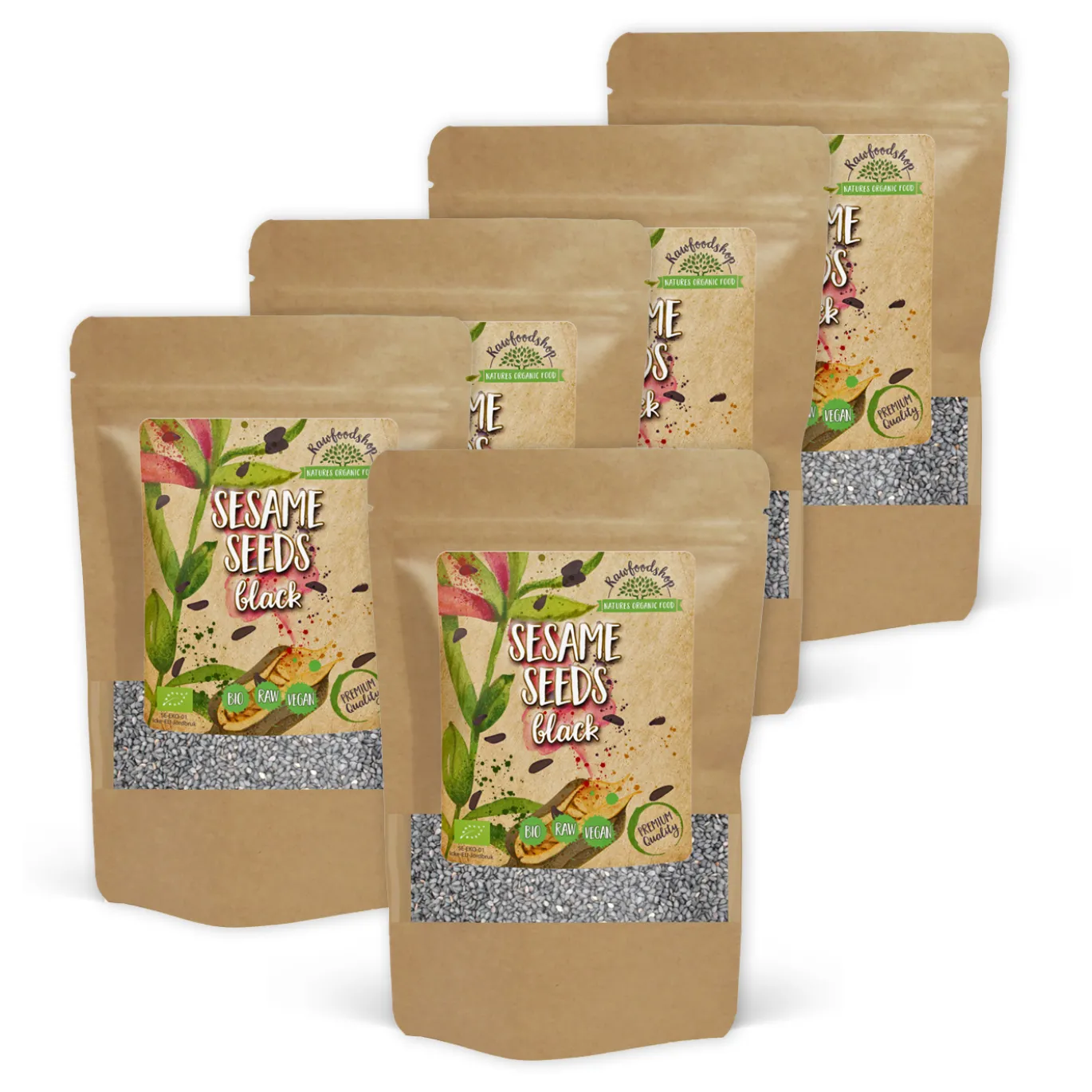 Sesamfrön Svarta EKO 500g x 5 paket