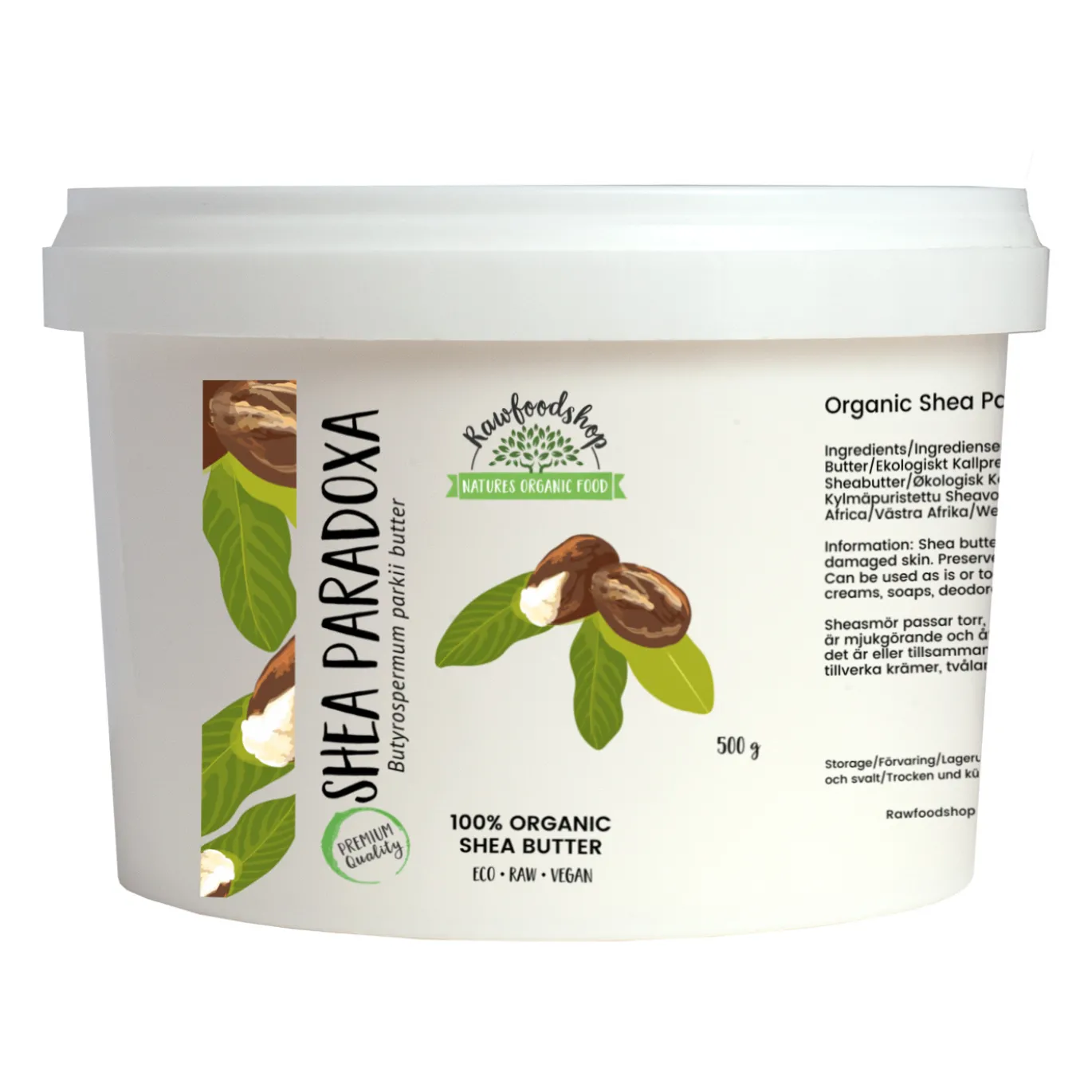 Sheasmör Paradoxa EKO 500g