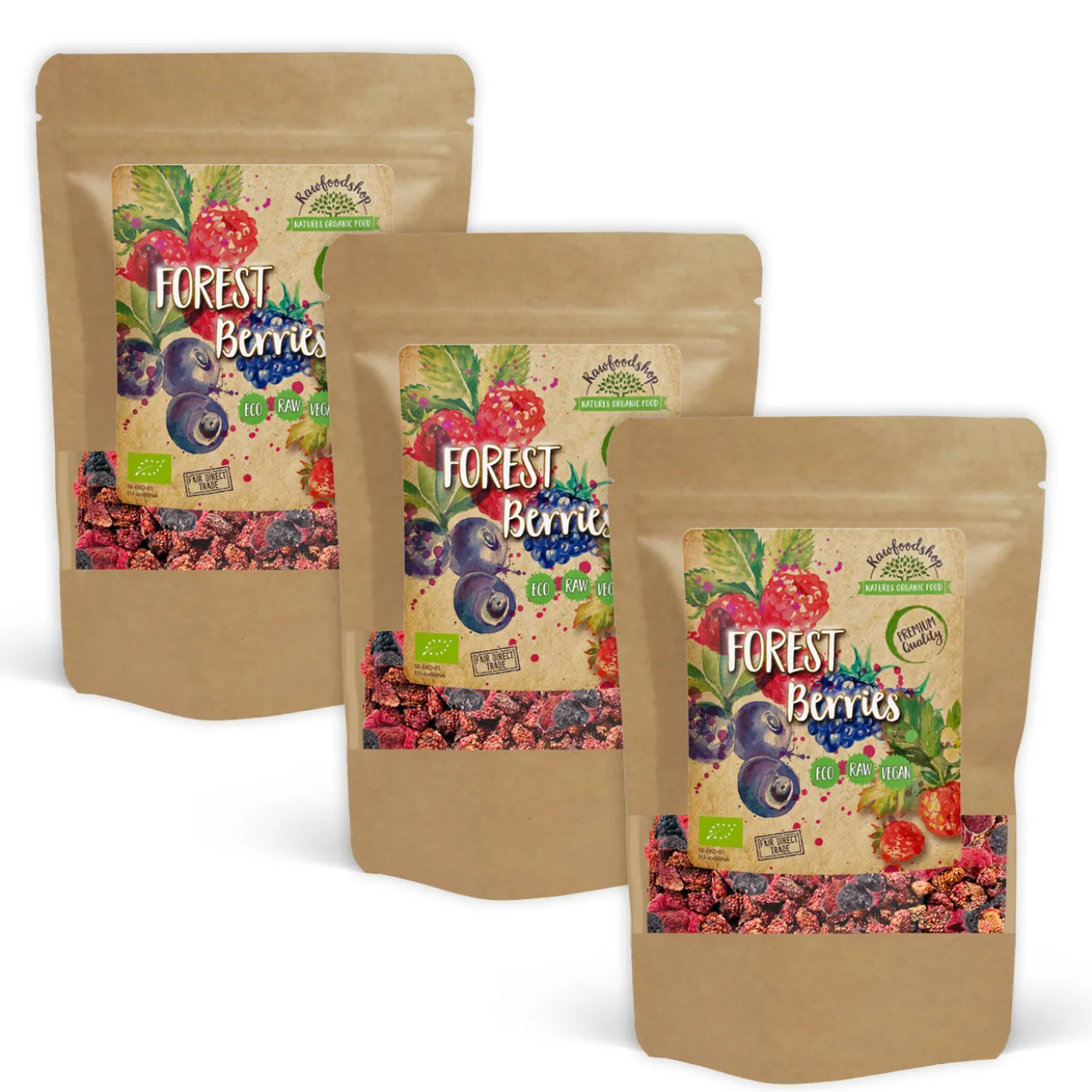 Skogsbär EKO 100g x 3 paket