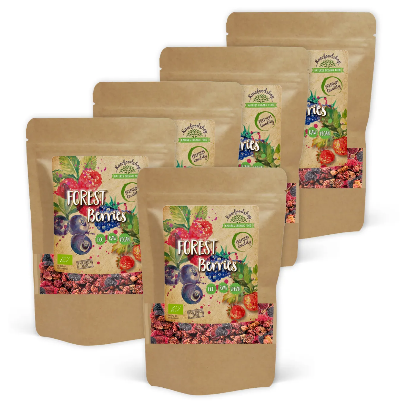Skogsbär EKO 100g x 5 paket