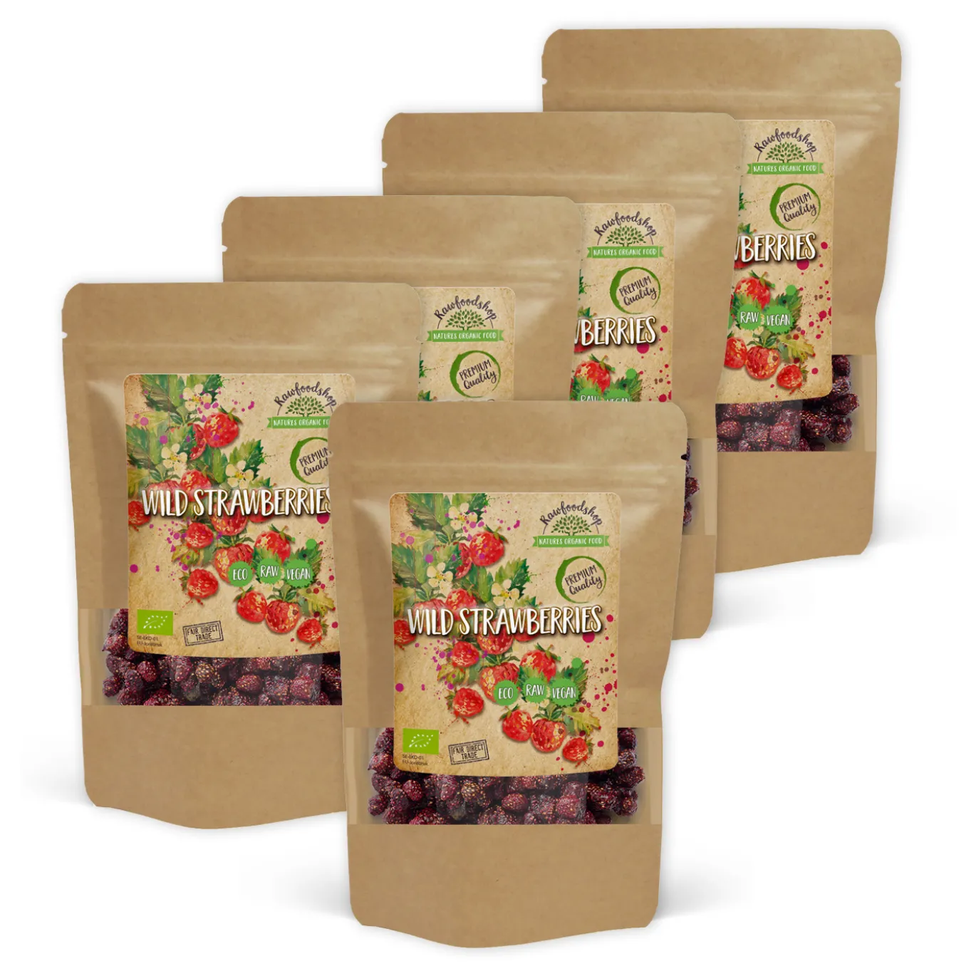 Smultron EKO 100g x 5 paket
