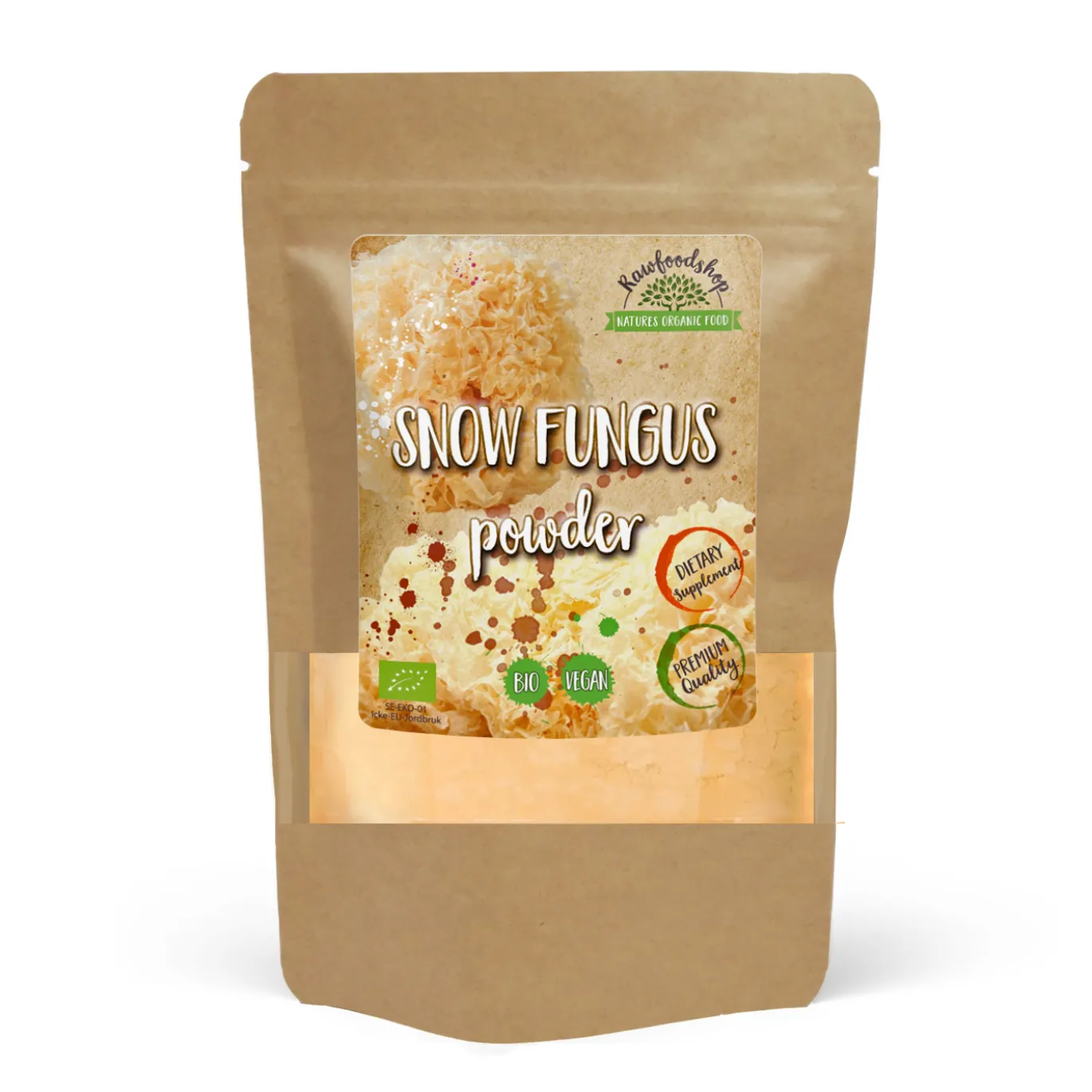 Snow Fungus Pulver EKO 125g