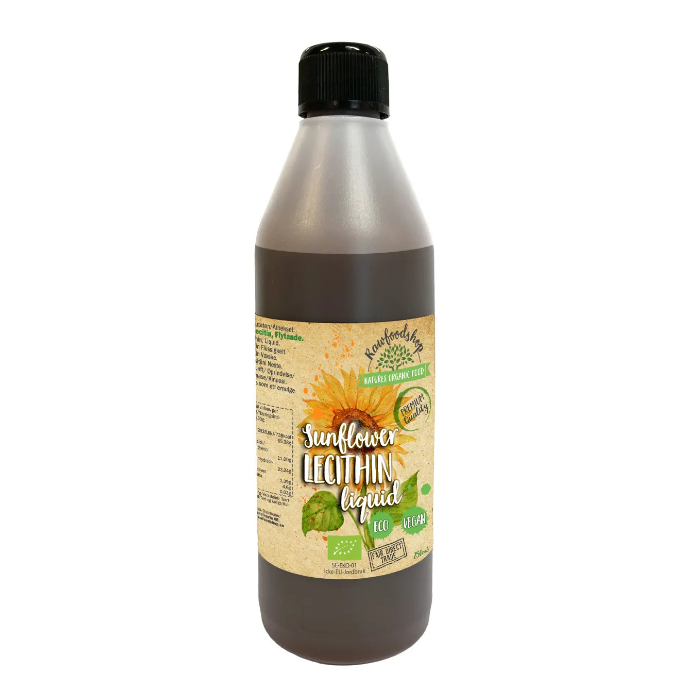 Solros Lecitin Flytande EKO 250ml