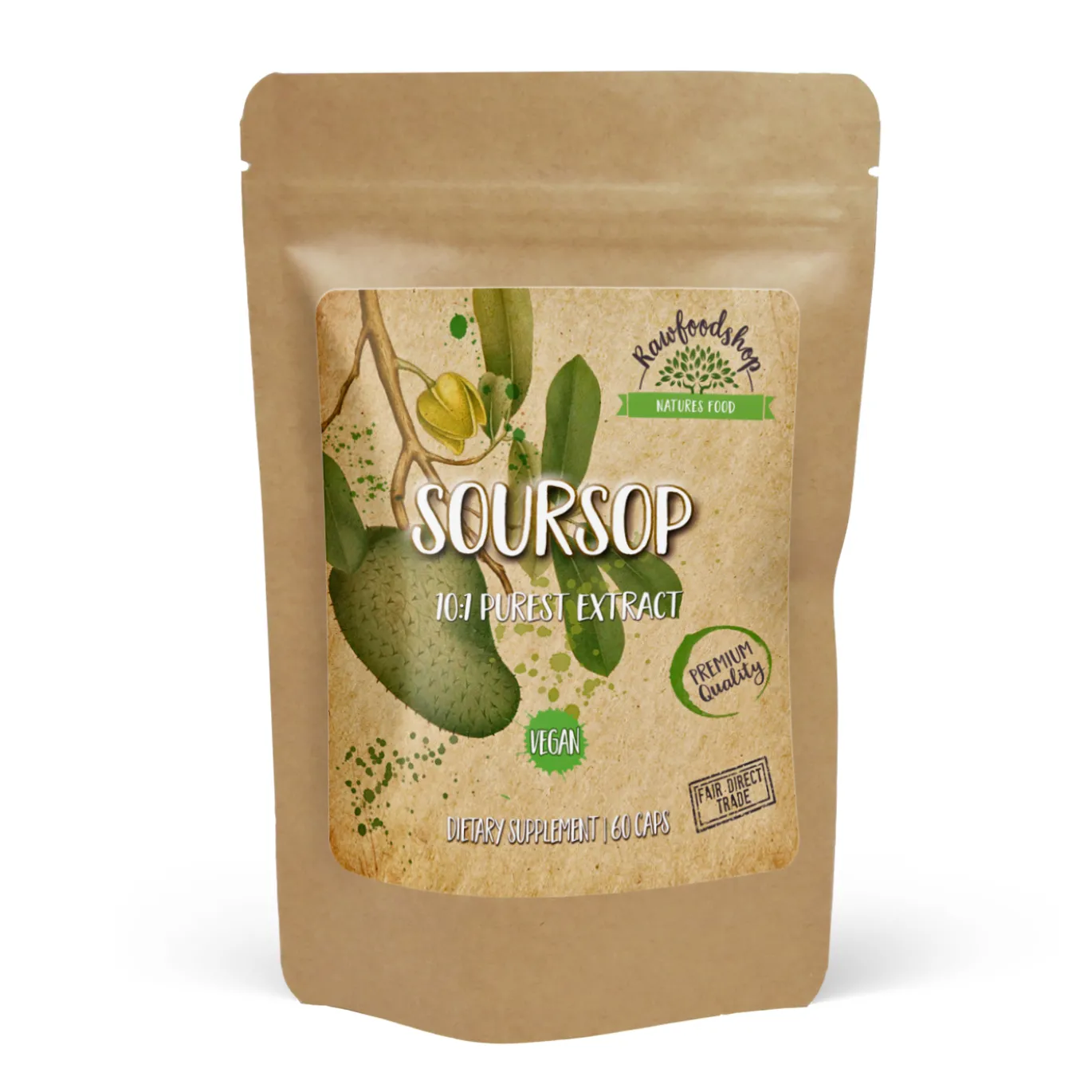 Soursop Extract 500mg 60 kapslar