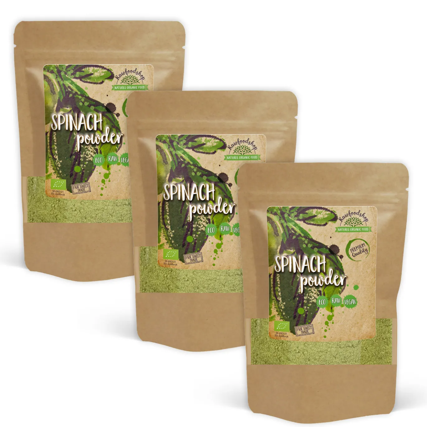 Spenatpulver EKO 500g x 3 paket