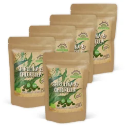 Spirulina Chlorella EKO 500mg 300 tabletter x 5 paket