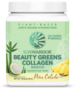 Sunwarrior Beauty Greens Collagen Booster Piña colada 300g
