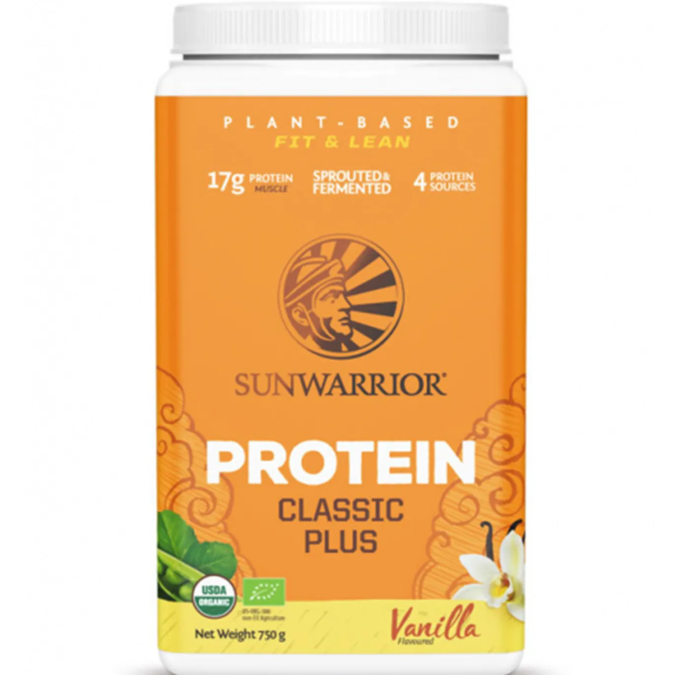 Sunwarrior Classic Plus Vanilj 750g