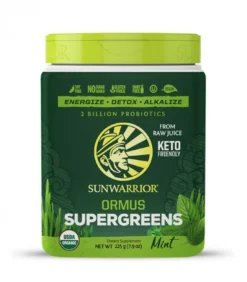 Sunwarrior Ormus Super Greens Organic Mint 225 g