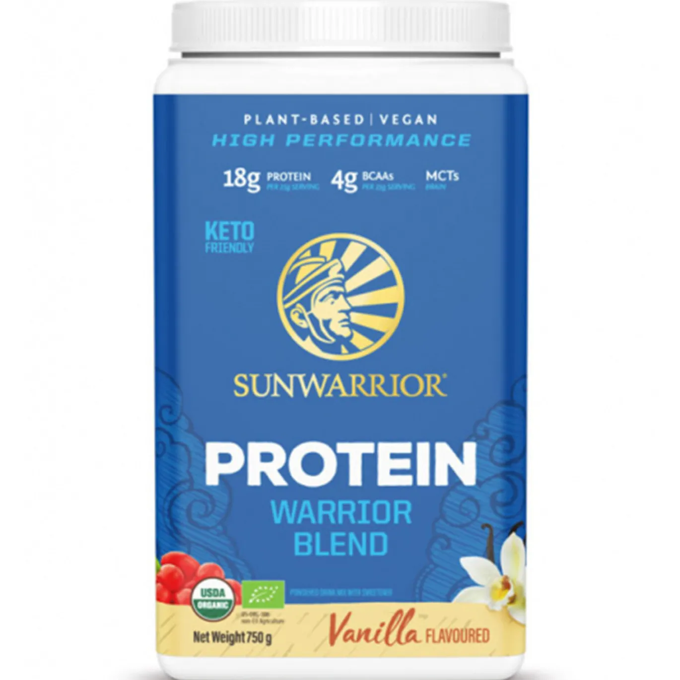 Sunwarrior Warriorblend Vanilj 750g