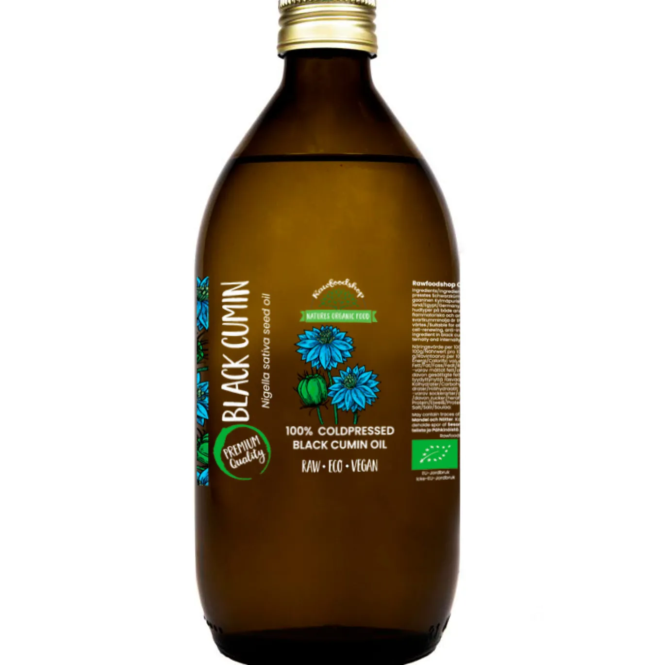 Svartkumminolja kallpressad EKO 150ml