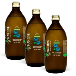 Svartkumminolja kallpressad EKO 150ml x 3 flaskor