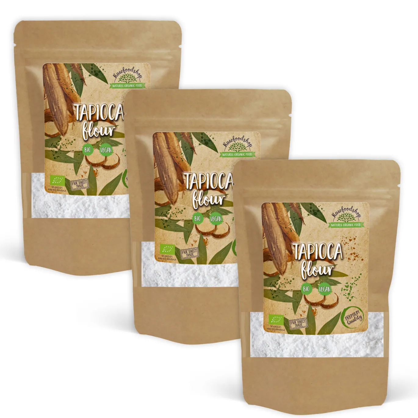 Tapiokamjöl EKO 500g x 3 paket