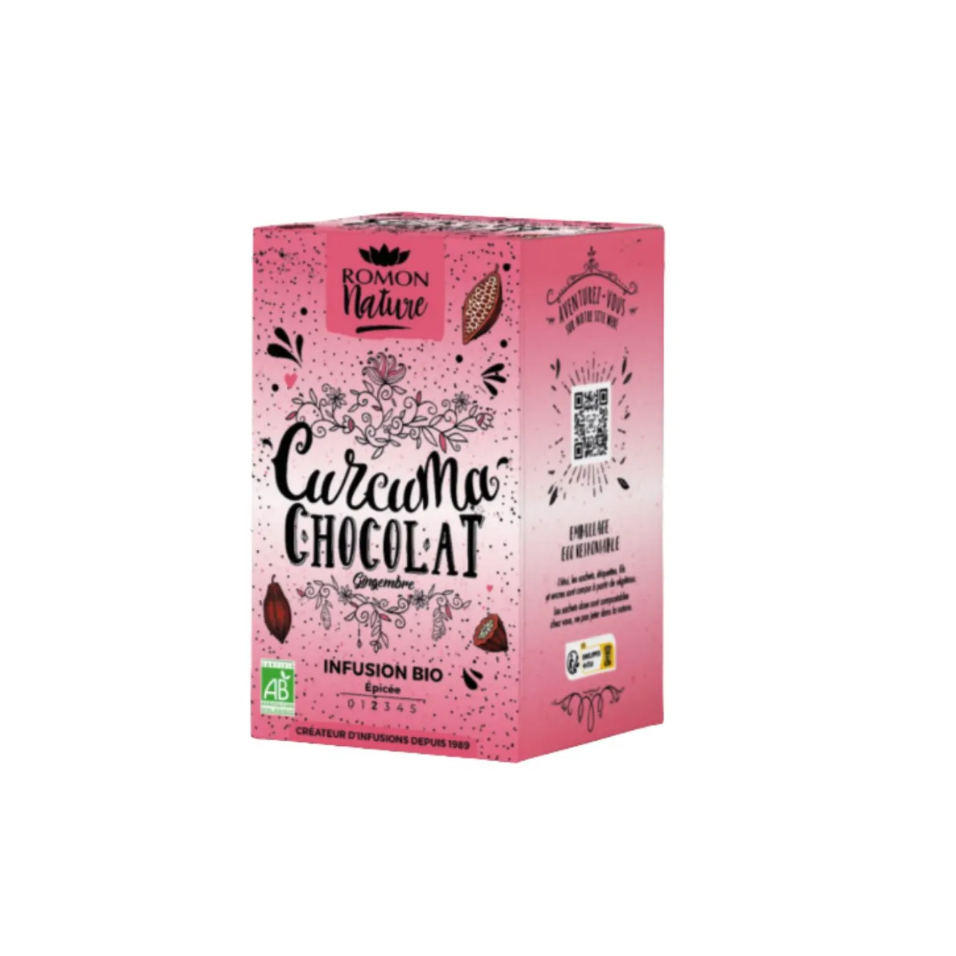 Te Gurkmeja & Choklad Infusion EKO 16 x 1,7g