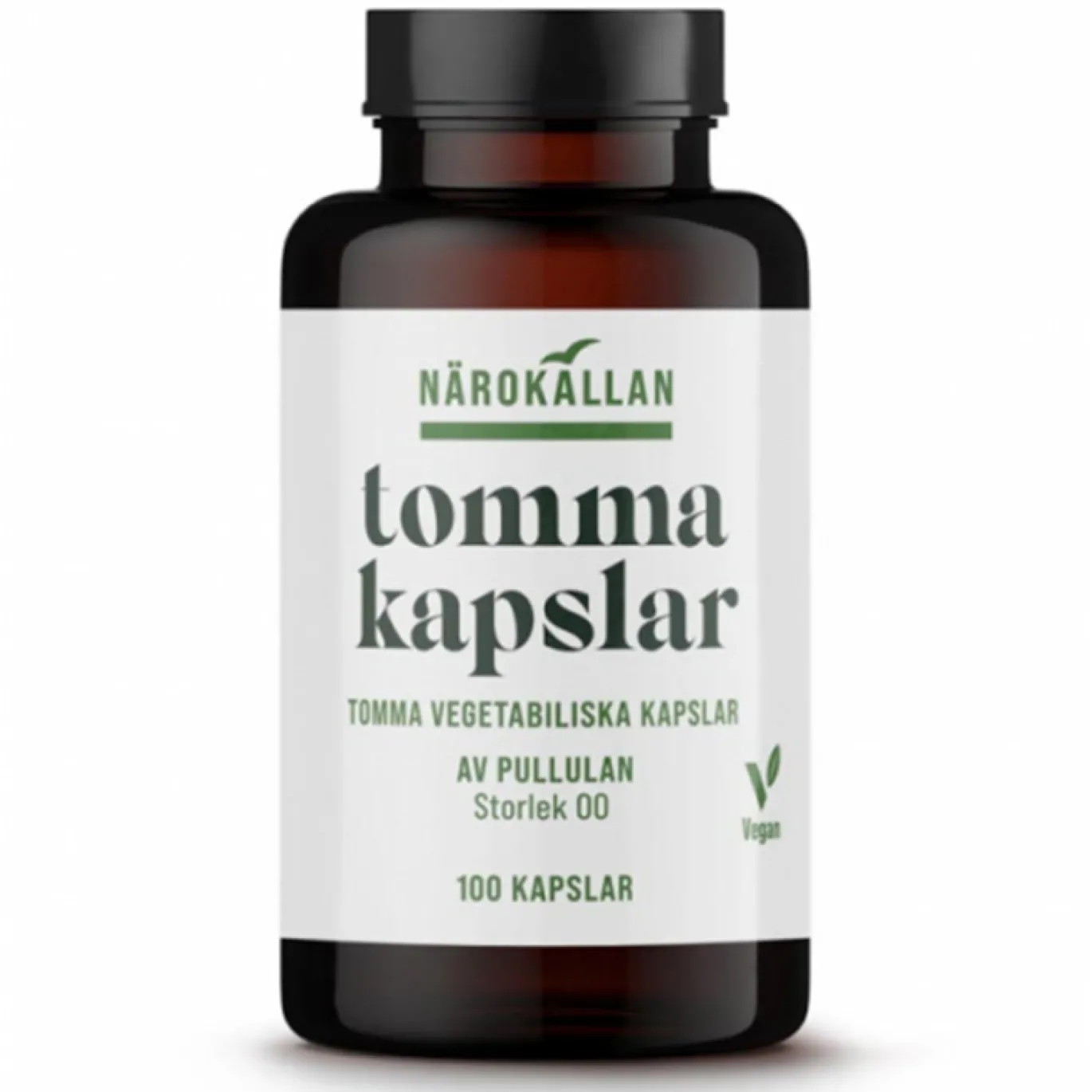 Tomma vegetabiliska kapslar storlek 00