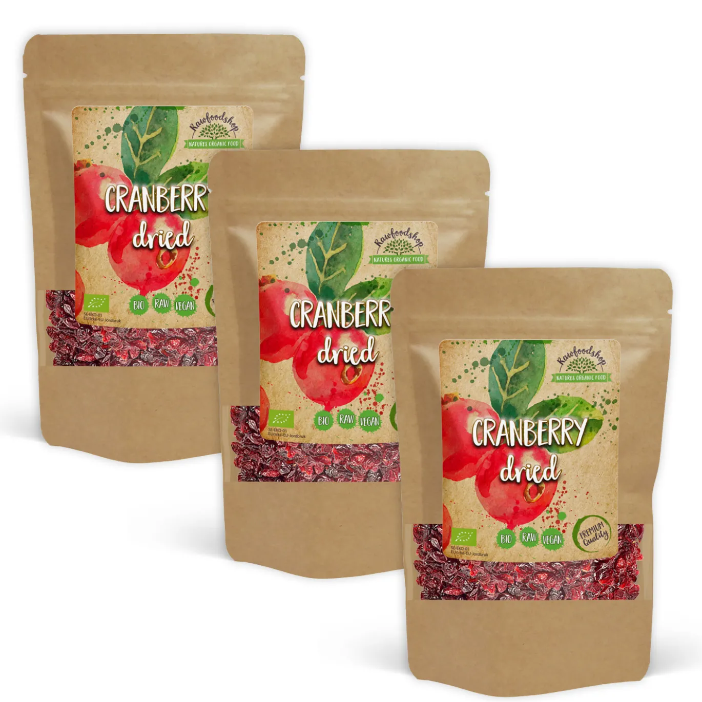 Tranbär EKO 500g x 3 paket