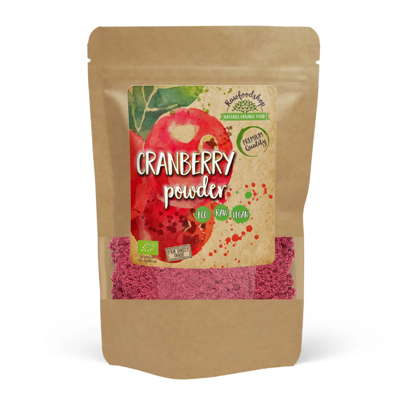Tranbärs Pulver EKO 125g