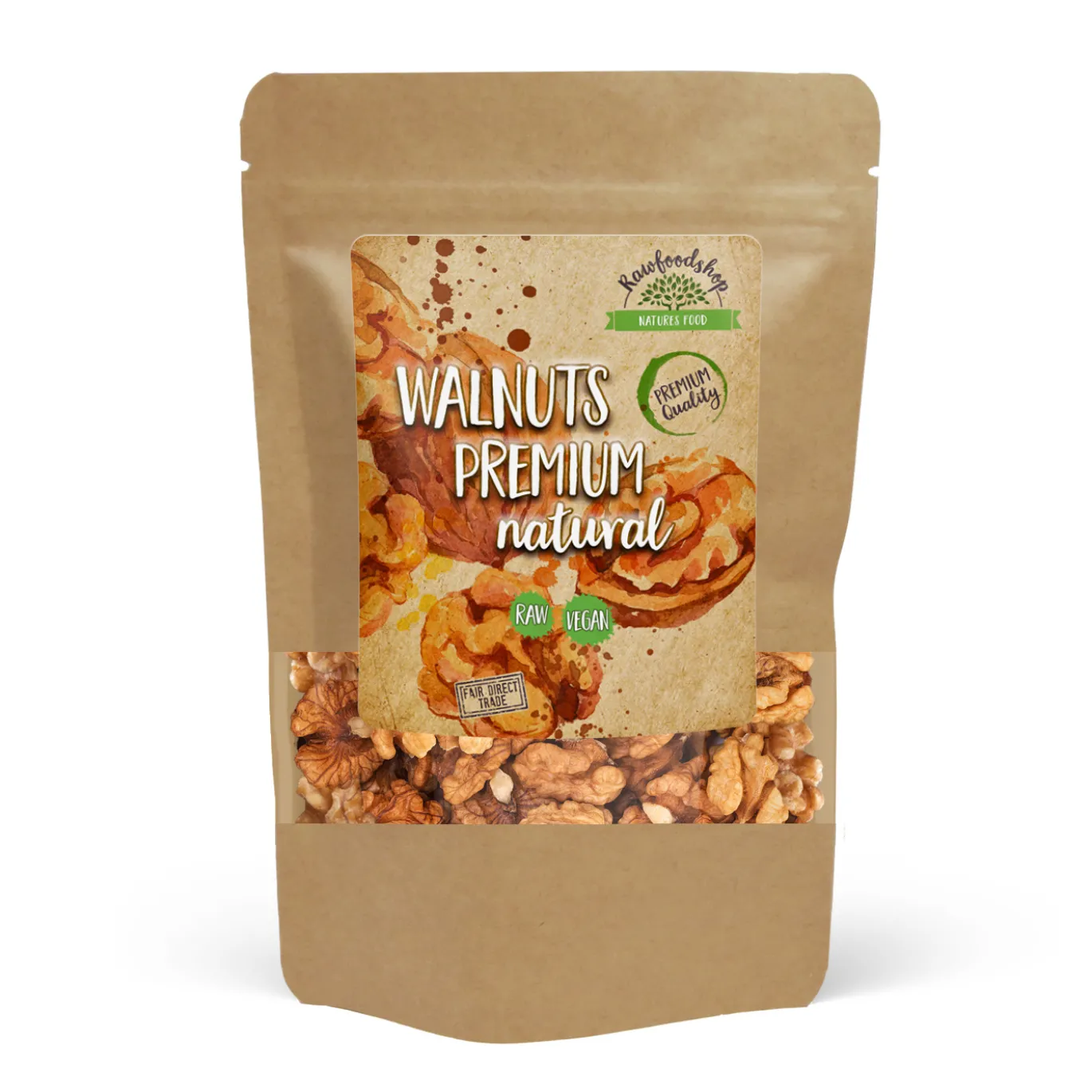 Valnötter Premium RAW 750g