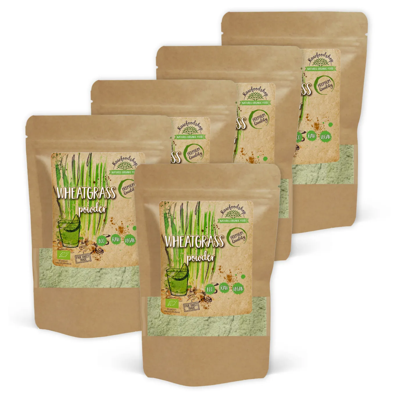Vetegräspulver EKO 125g x 5 paket