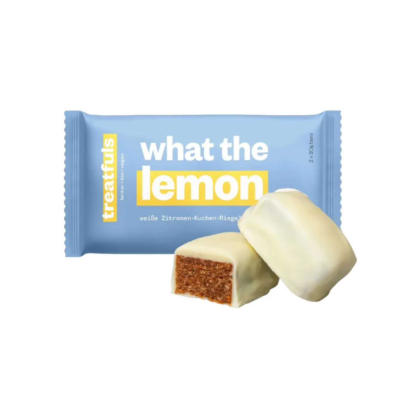 Vit Chokladbar Citronkaka EKO 2x20g