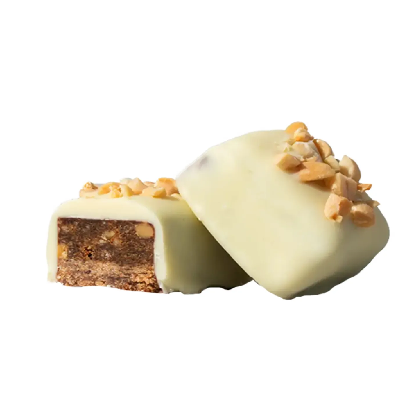 Vit Chokladbar med Jordnötter EKO 2x20g