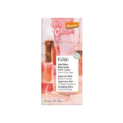 Vivani Choklad Mörk 100% Blodapelsin EKO 90g