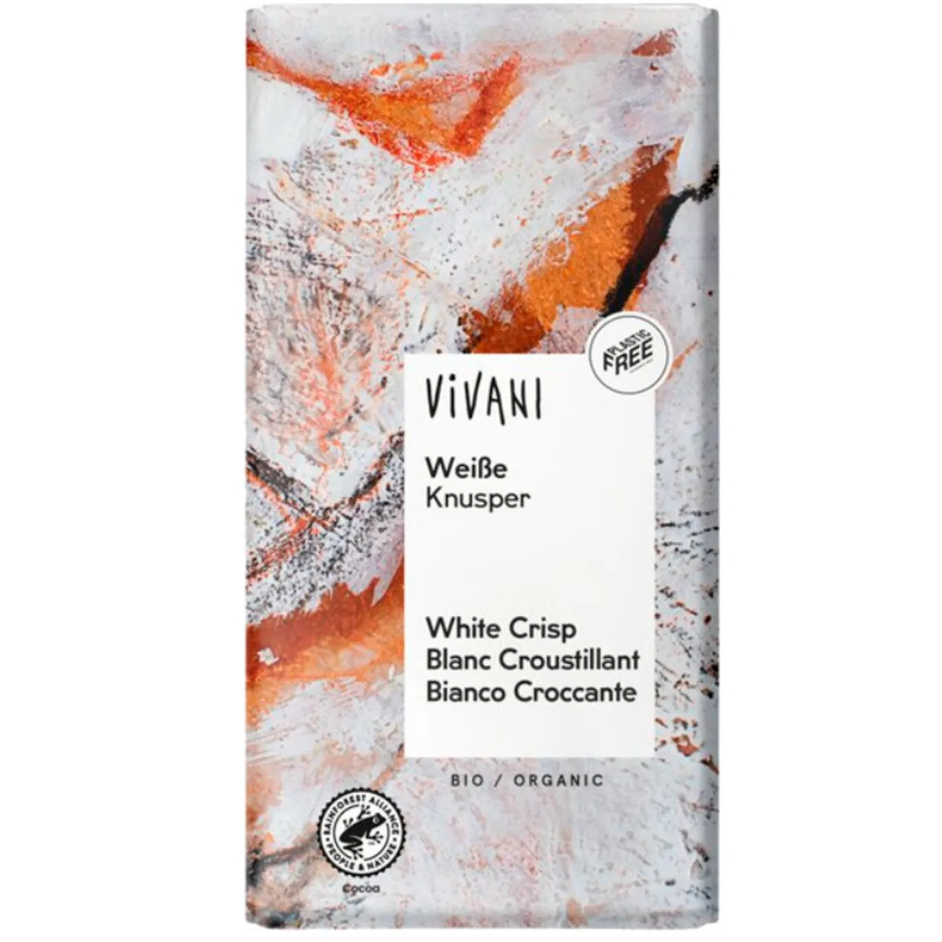 Vivani Choklad Vit Crisp EKO 80g