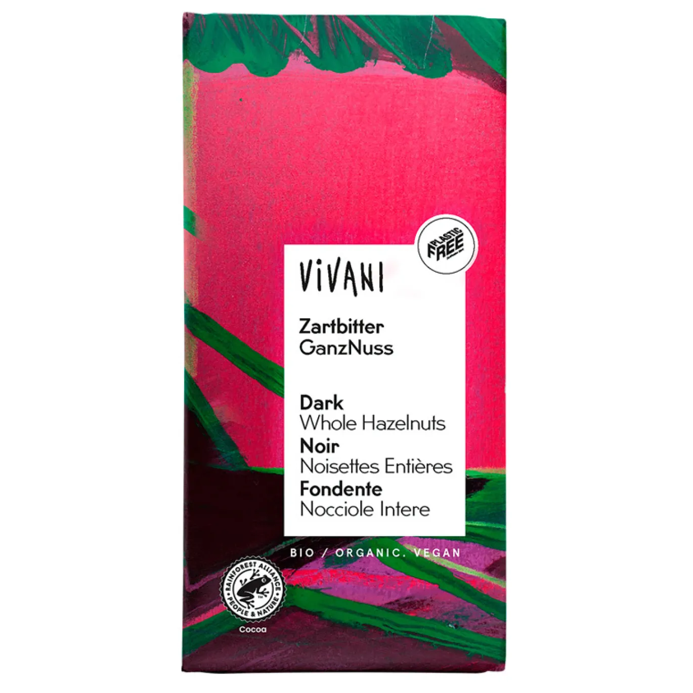 Vivani Mörk Hasselnöt EKO 100g
