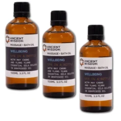 Wellbeing Massageolja 100ml x 3 flaskor