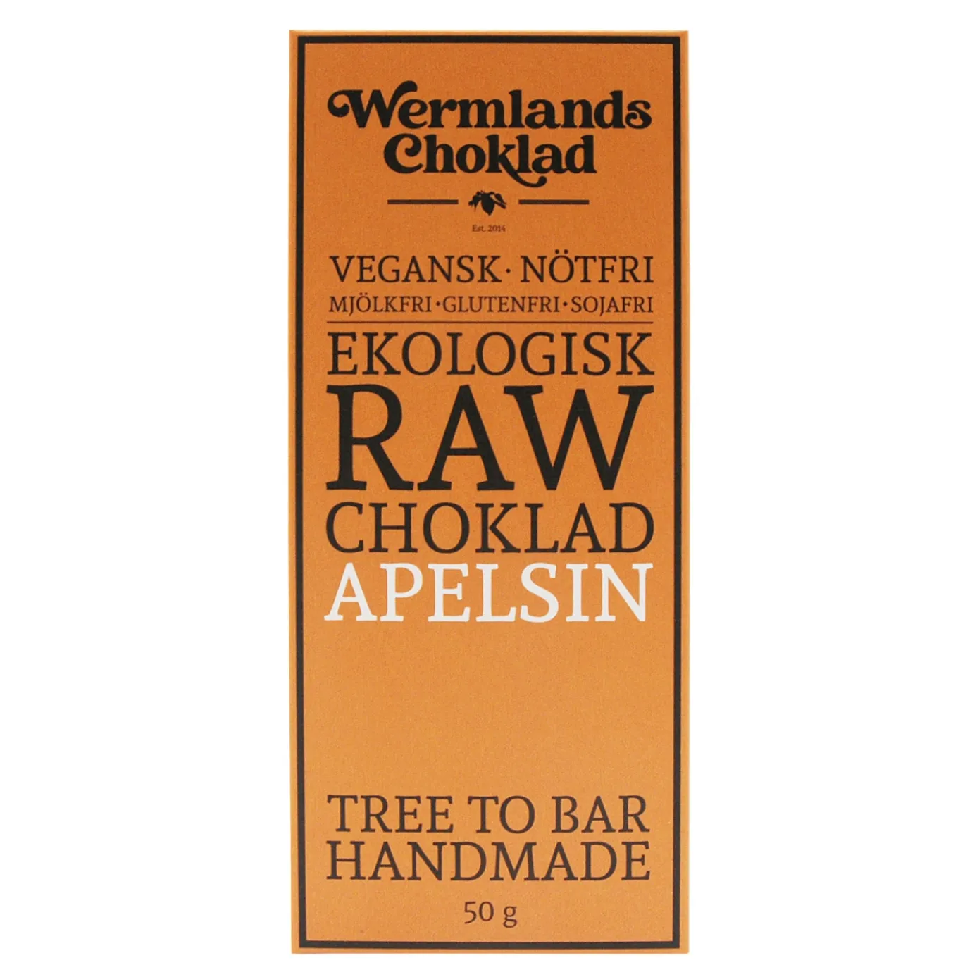 Wermlandschoklad Apelsin EKO 50g