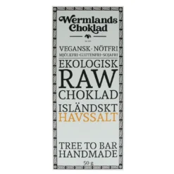 Wermlandschoklad Isländskt Havssalt EKO 50g