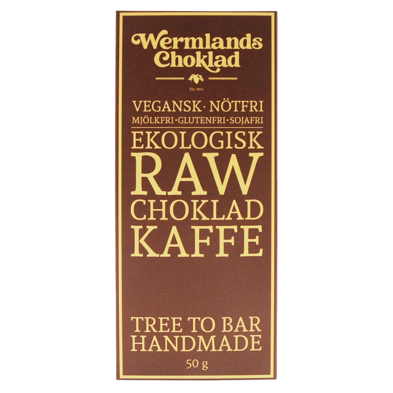 Wermlandschoklad Kaffe EKO 50g