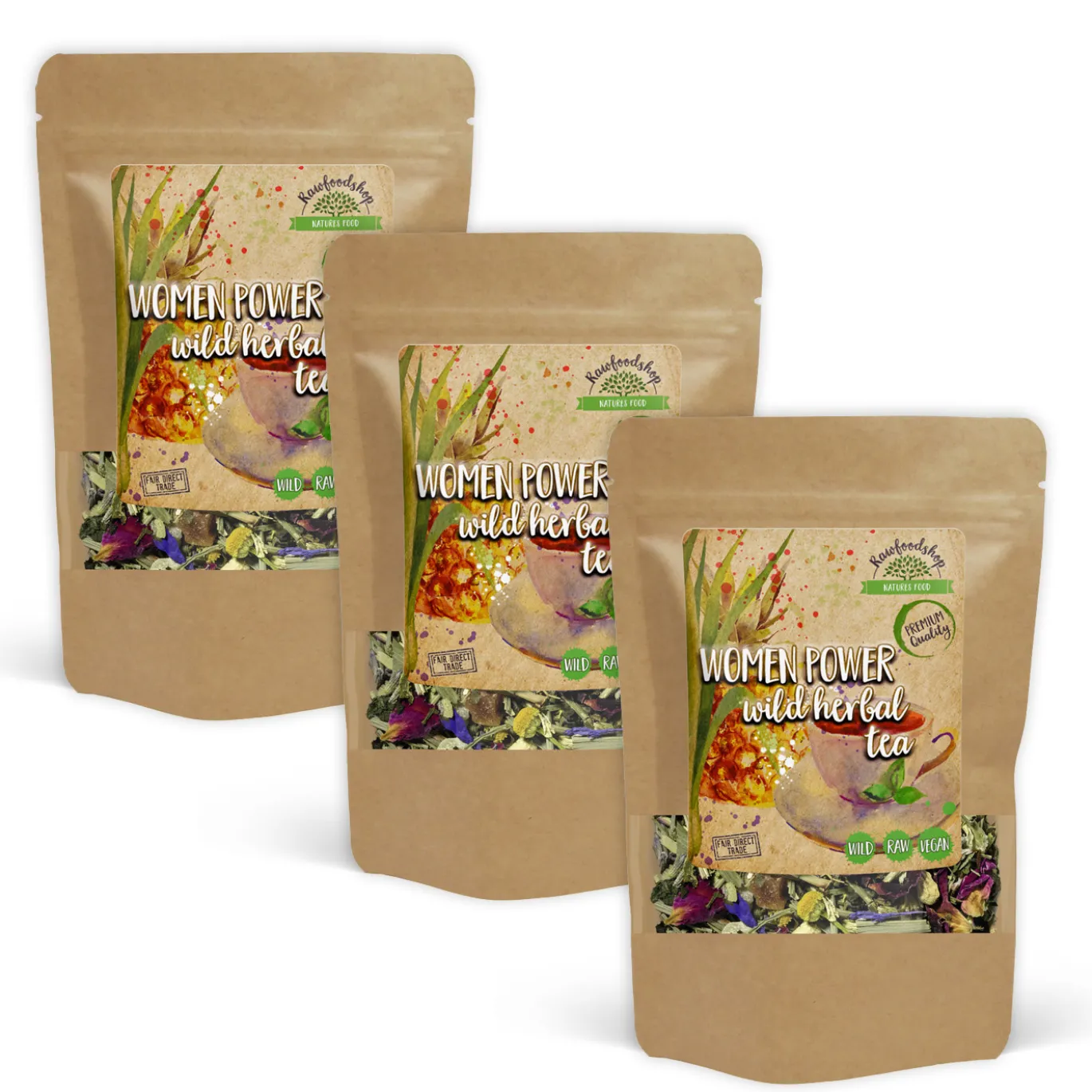 Women Power Vild Örtte 100g x 3 paket