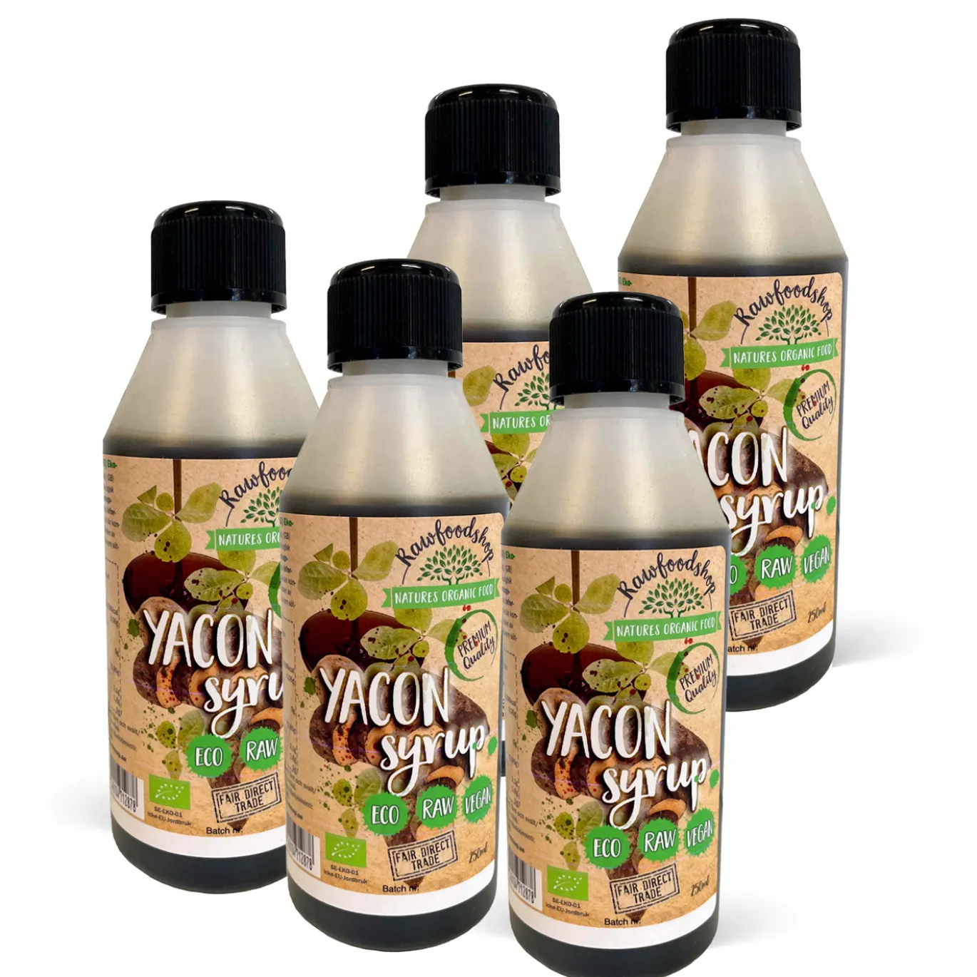 Yaconsirap EKO 250 ml x 5 flaskor